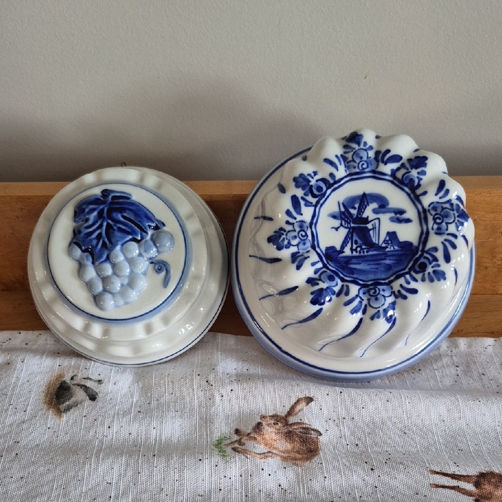 Blue and White Delft Holland Wall Decor Set
